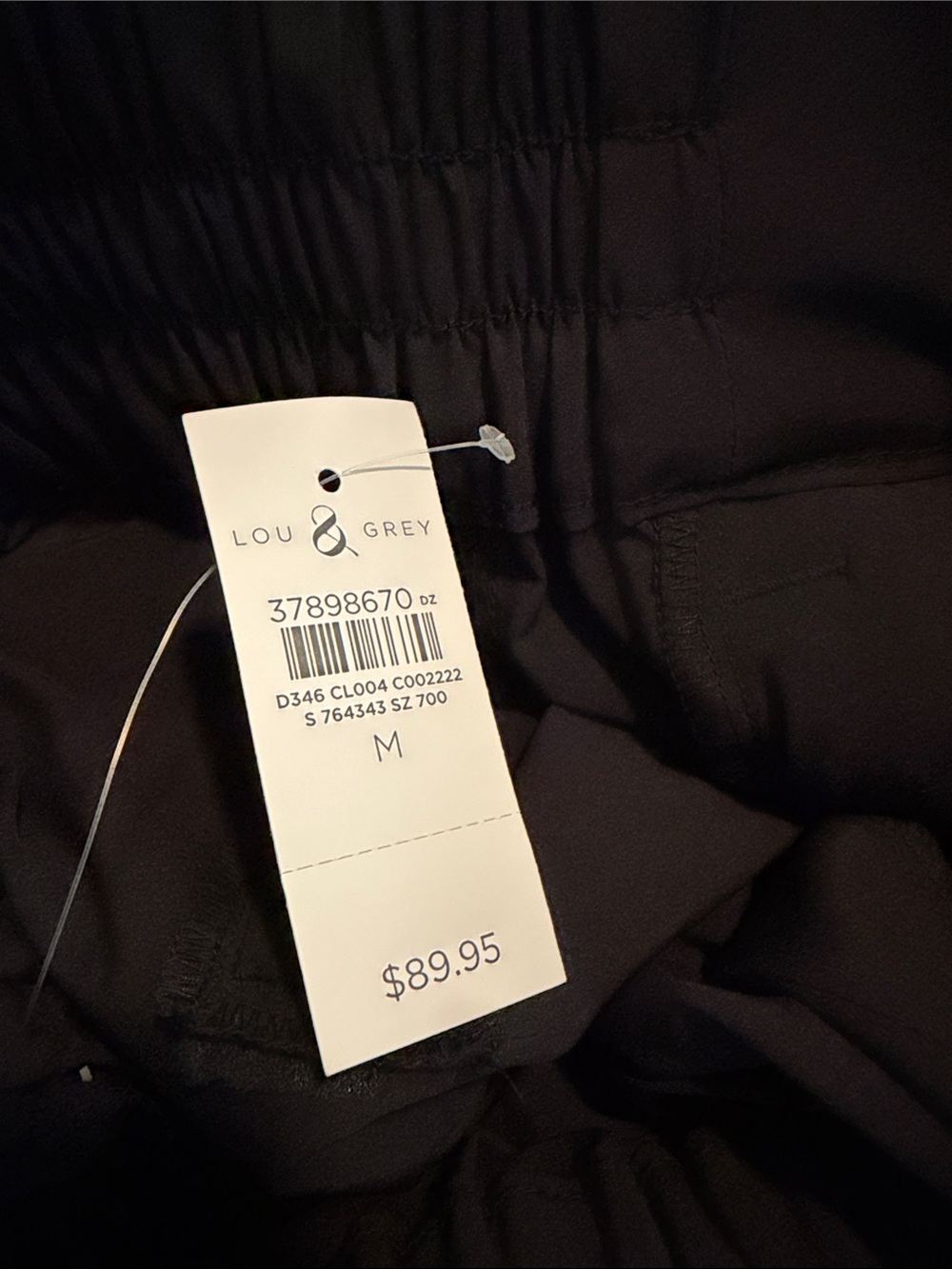 Lou & Grey Black Wide-Leg Lounge Pants - Picture 4 of 4